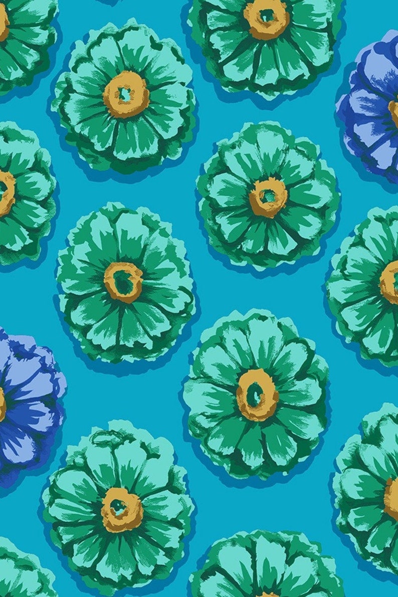 Zinnia - Aqua -Kaffe: 85 and Fabulous main image 0