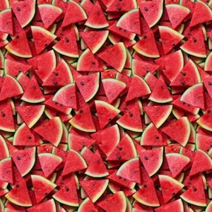 Watermelon Fabric, Fruit Fabric, Fabric by Yard, Half Yard, Cotton Fabric, Windham Fabric, Slice of Life, Whistler Studios, I Spy Fabric