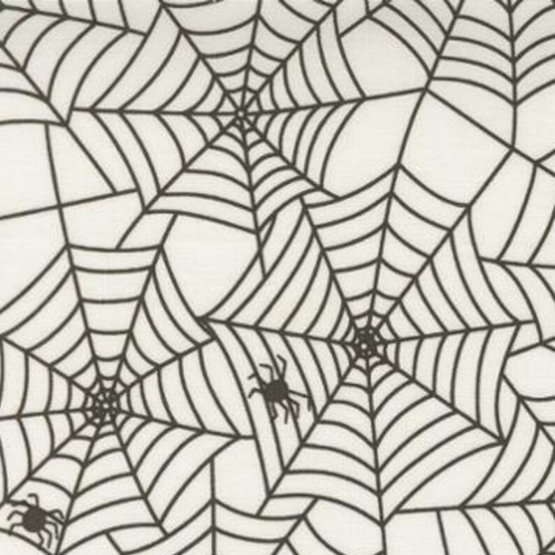 Spider Webs, Moda Fabric, Fabric by Yard, Half Yard, Cotton Fabric, Fab ...