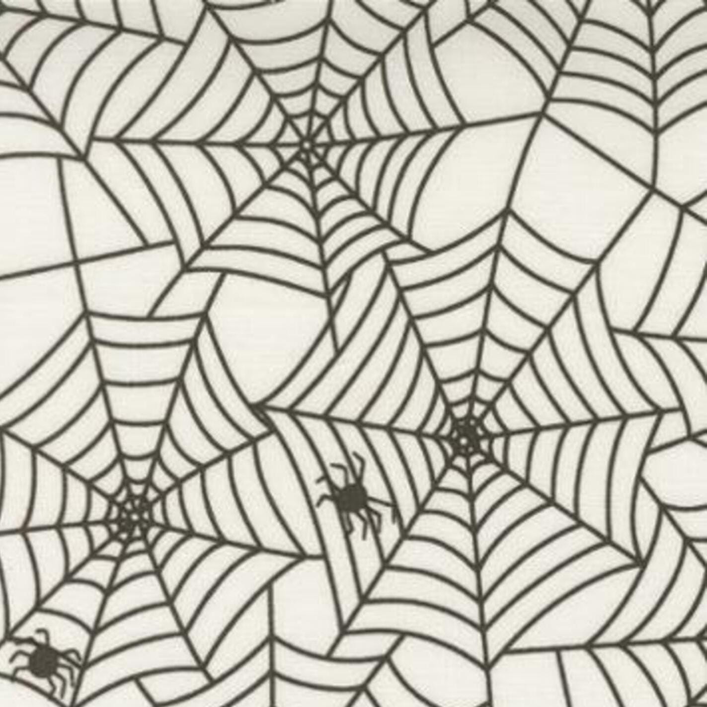 Spider Webs, Moda Fabric, Fabric by Yard, Half Yard, Cotton Fabric, Fab ...