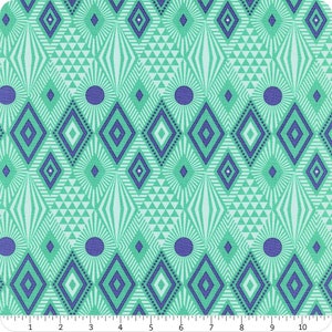 Tula Pink Daydreamer Fabric, Geometric Fabric, Modern Fabric, Lucy Lagoon, Fabric by the Yard, Half Yard, Cotton Fabric, Freespirit Fabric