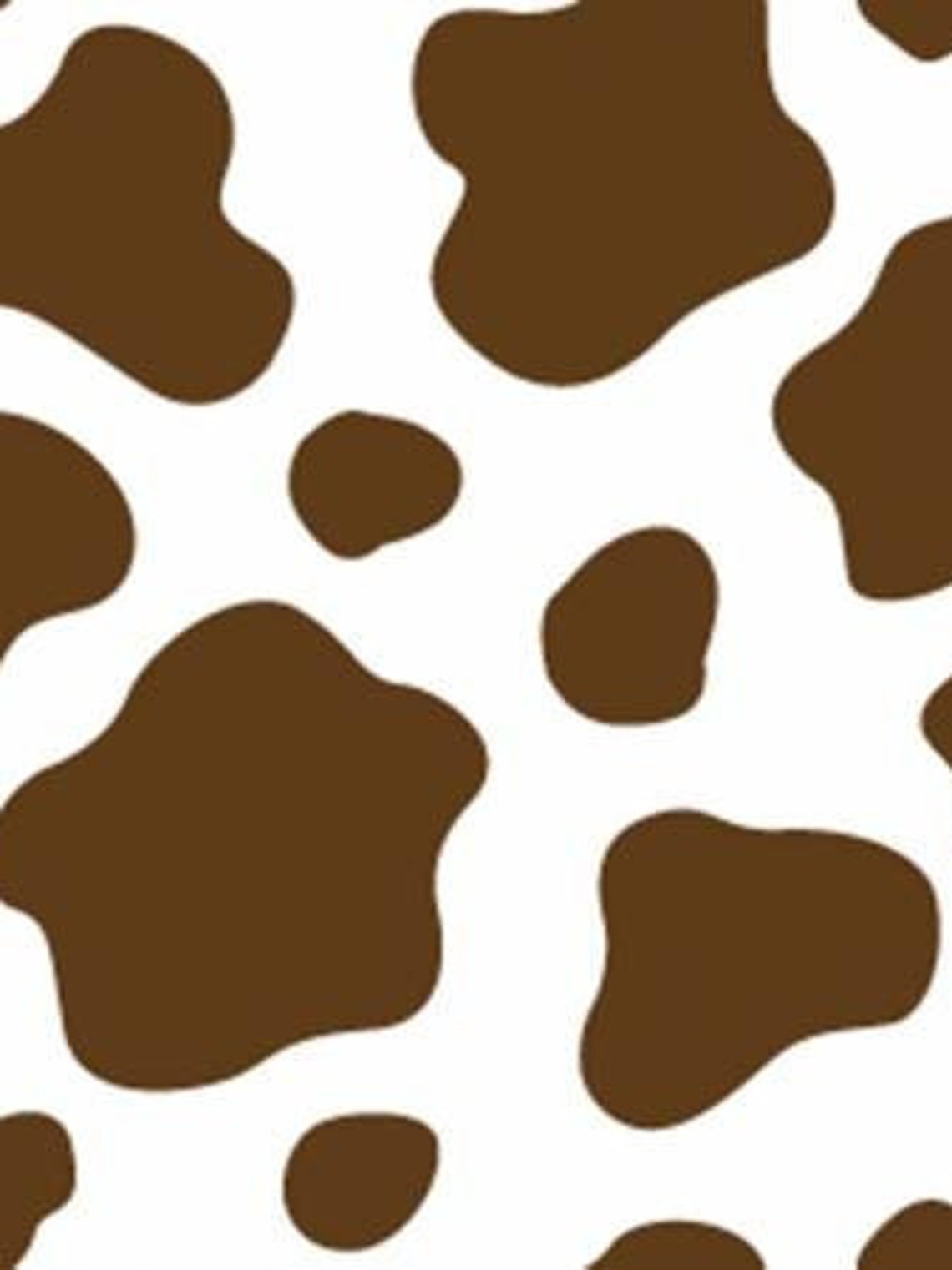 Cowhide Fabric Howdy Pard'ner Cow Fabric Fabric by the Etsy