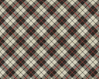 Holiday Plaid Cotton Fabric by Tim Holtz from Freespirit Fabrics, Christmastime Collection