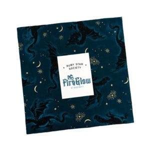 Fire Glow Cotton Fabric Precut 10 Inch Squares Layer Cake, Ruby Star Collection