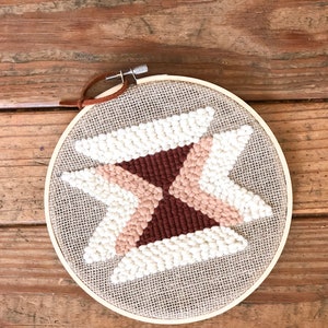 Squash Blossom, Punch Needle Pattern, Punch Needle, Rug Hooking Pattern, PDF Pattern, Yarn Art