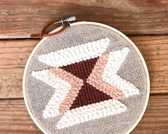 Squash Blossom, Punch Needle Pattern, Punch Needle, Rug Hooking Pattern, PDF Pattern, Yarn Art