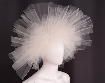 Bibi Tulle hat crown - headband - choice of colors