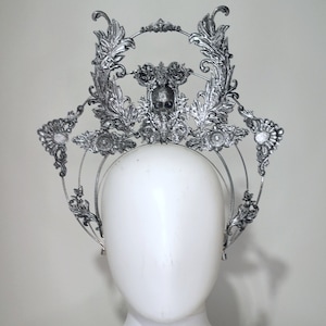 Halo, Gothic Crown, gothic headpiece, holy crown, holy headband, goth, crown