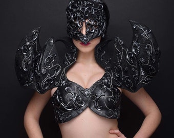 Mask - Headpiece- Bal - Venetian -  Baroque - Burlesque Cosplay - Fae - Princess
