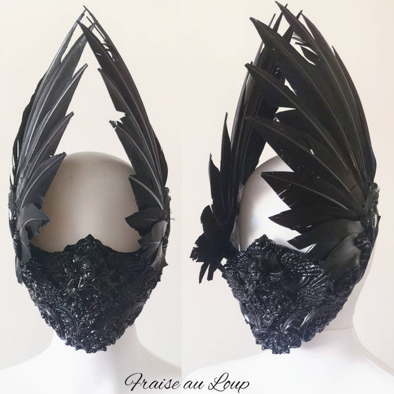 Baroque Fantasy Eyemask Adult Black Baroque Fantasy Eyemask Adult Black