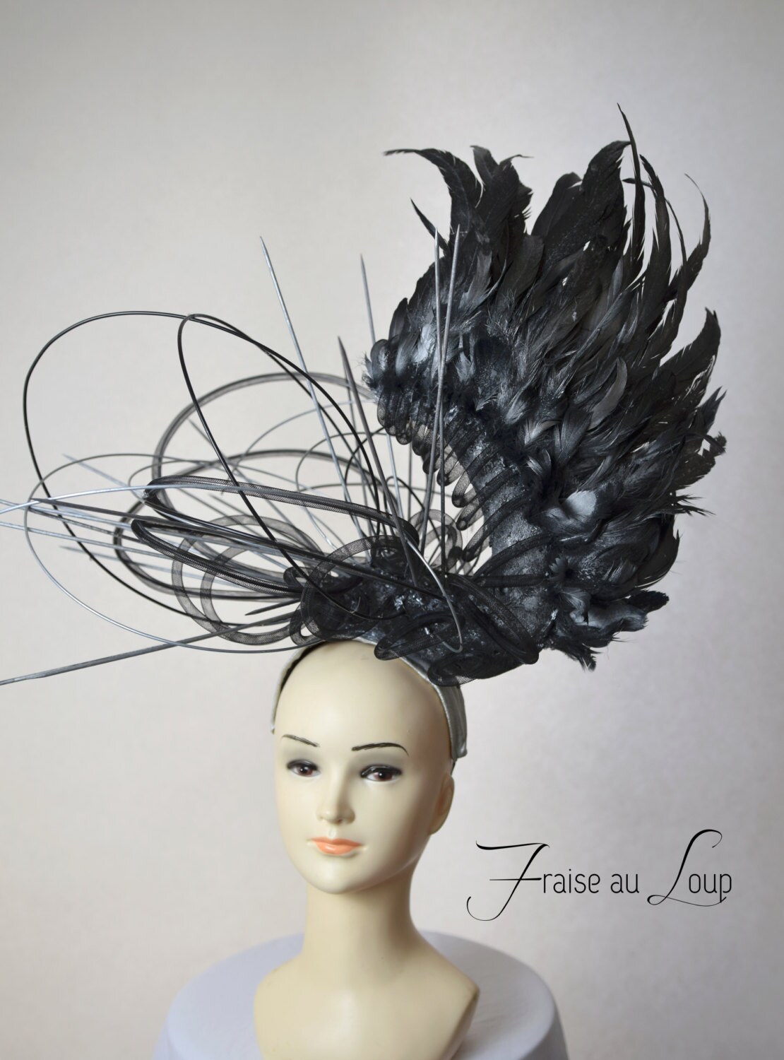 Artemis Headdress Fraise Au Loup Etsy