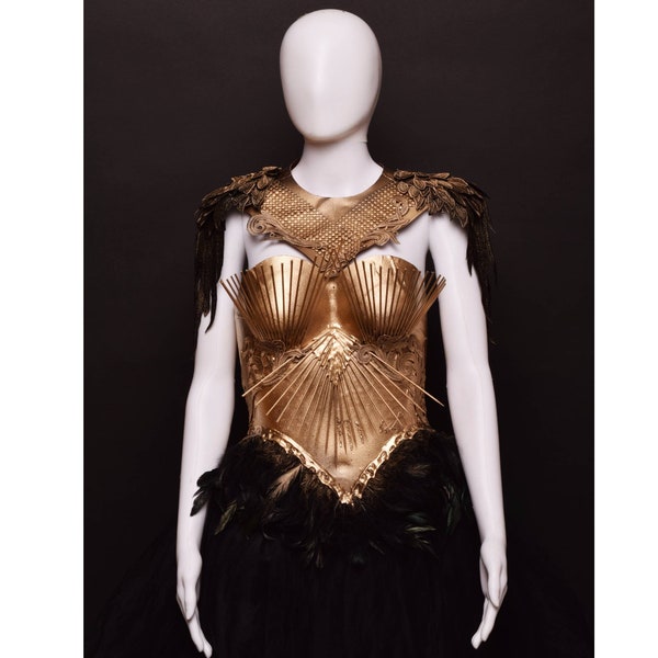 majestic Costume - royal - Fae - Venice gala - Golden - Fairytale - Queen