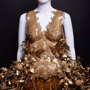 Majestic Costume Royal Fae Venice Gala Golden Fairytale Queen - Etsy