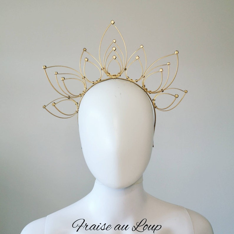 Women\u2019s Mary Halo Crown Headband Zip Tie Halo Crown Headpiece Headdress Cosplay Halloween Costume Party