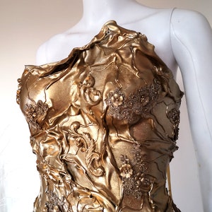 Corset Armor - Queen - Gold - Fantasy - Cosplay - Breastplate - Art -