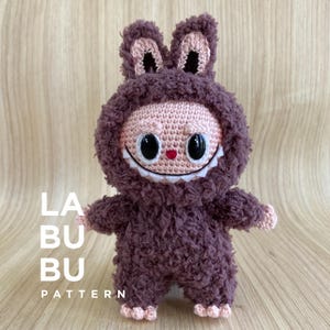 Labubu Crochet Pattern (PDF) / Amigurumi / Bagcharm