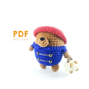 CROCHET PATTERN (PDF): Paddy Bear Amigurumi / Plushie / Bagcharm