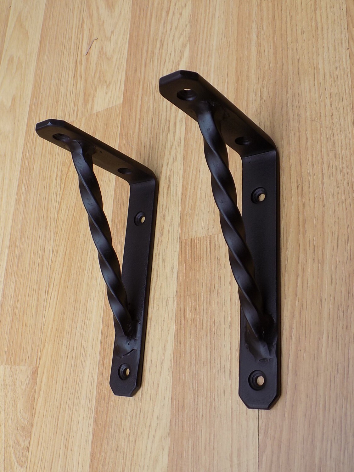 A Pair of Shelf Brackets.............Quality Wrought Iron Etsy
