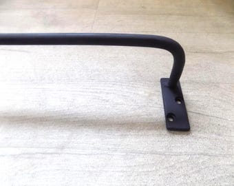 Heavy Duty Curtain Rail .......................................Handcrafted in the UK..Wrought Iron (Forged Steel) + Free  Fitting Kit