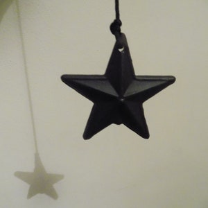 Star Light Pull.............................................Wrought Iron (Forge Steel) Hand Made in UK.. Complete With Black or White Cord.
