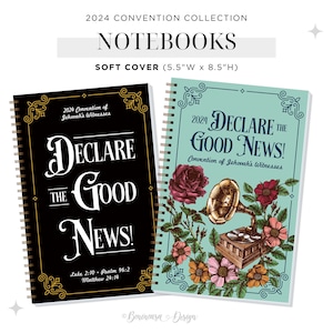 2024 “Declare the Good News”! Notebook Journal with Talk Title Template / JW Regional Convention Assembly Gifts / English