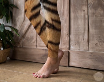 Tiger Leggings - Etsy