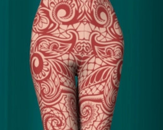 Aztec LEGGINGS Tribal Leggings WOMENS Yoga Leggings Yoga Pants for Women Pattern Leggings Printed Leggings Boho Leggings Fashion Leggings