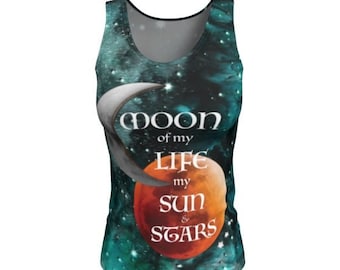 Galaxy Print Tank Top: Game of Thrones Inspired Sleeveless Shirt