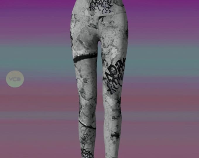 Graffiti LEGGINGS Art LEGGINGS Sexy Yoga Pants WOMENS Sexy Leggings Sexy Print Leggings Sexy Womens Leggings Sexy Yoga Leggings Yoga Pants