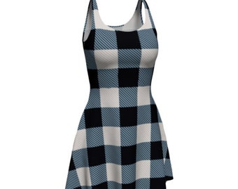 Buffalo Plaid Dress Women's Bodycon or Fit and Flare Styles Fall Fashion Dress Christmas Dress 90’s Fashion Trends for Women this Fall