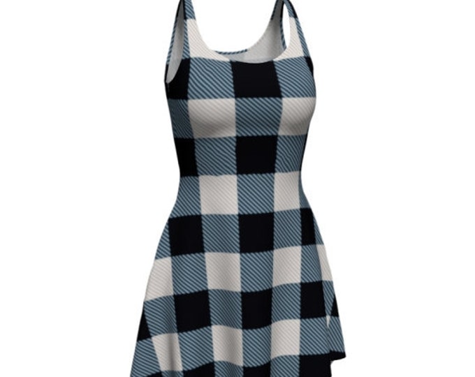 Buffalo Plaid Dress Women's Bodycon or Fit and Flare Styles Fall Fashion Dress Christmas Dress 90’s Fashion Trends for Women this Fall