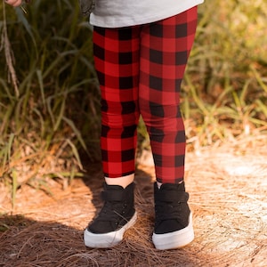 RED BUFFALO PLAID Youth Leggings Girls Leggings Christmas Leggings for Her Youth Leggings Junior Leggings Pre Teen Leggings Plaid Leggings Etsy UK
