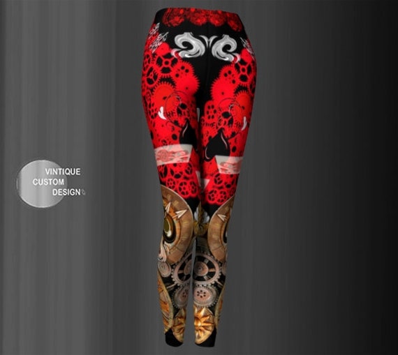 Steam Punk Leggings WOMENS Steampunk 
