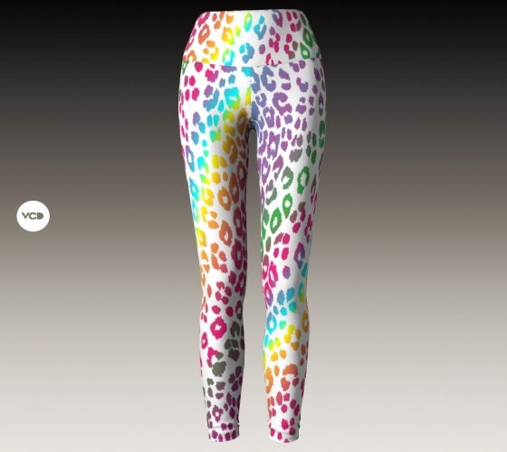 White Fox Boutique Cheetah Athletic Leggings for Women | Mercari