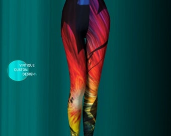 Khaleesi Dragon Leggings: Rainbow Galaxy Yoga Pants, Cosplay Costume