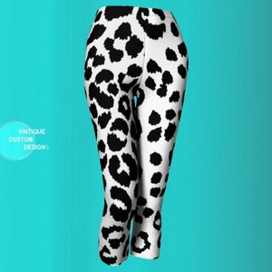 Snow Leopard Plus Size Leggings, Cheetah Print Leggings, High Waist Yoga  Leggings for Women, Animal Print, Gym Workout 