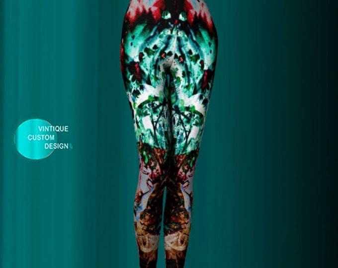 BOHO LEGGINGS Sexy Yoga Pants WOMENS Bohemian Clothing Rave Festival Leggings Sexy Womens Leggings Sexy Print Leggings Sexy Yoga Leggings