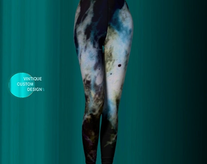 Milky Way GALAXY Leggings Printed Leggings Art Leggings Yoga PANTS Fitness Leggings Galaxy Art Legging Designer LEGGINGS Womens Leggings