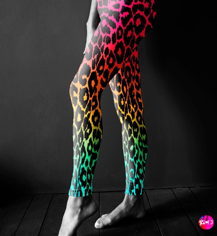 cheetah print yoga leggings