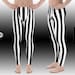 JAIL Leggings Mens Costume LEGGINGS HALLOWEEN Leggings Striped Jail ...