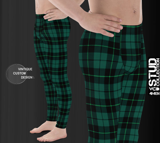 green tartan pants mens