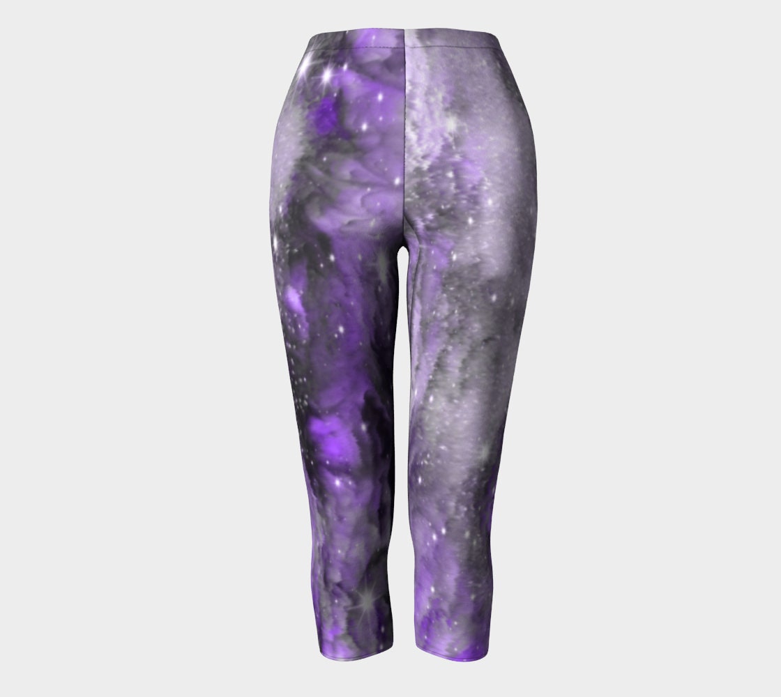 galaxy athletic leggings/workout pants 🌌 very... - Depop