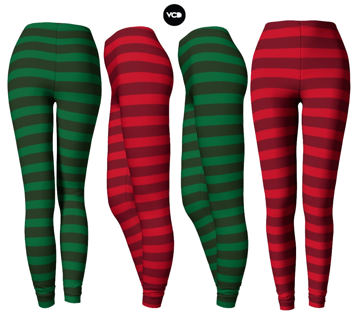 ELF LEGGINGS Womens CHRISTMAS Leggings 