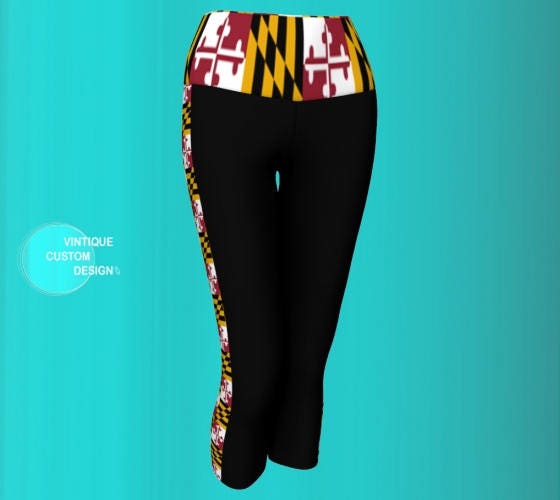 Maryland Leggings and Bike Shorts, Women's and Girls Full Length and Short  Yoga Pants 