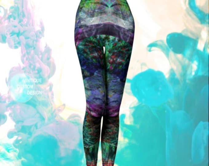 LEGGINGS Womens FESTIVAL Yoga Leggings Festival Clothing Sexy Print Leggings Festival Leggings Burning Man Clothing Rave Leggings Yoga Pants