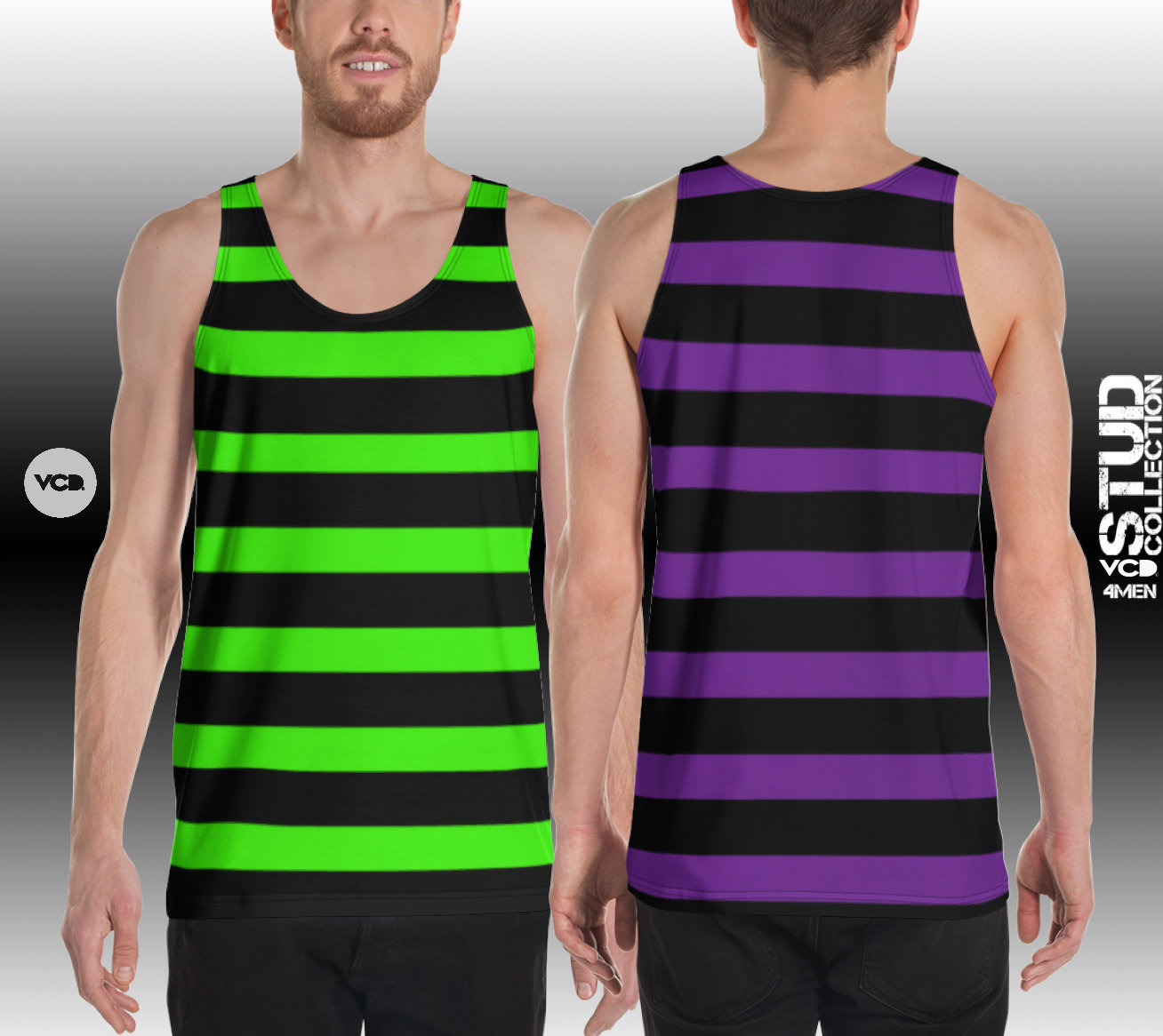 striped tank top mens