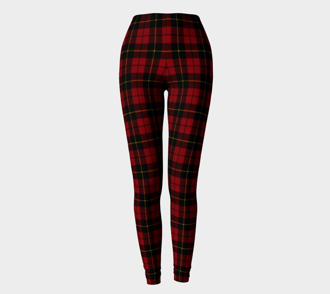 Tartan PLAID LEGGINGS Womens Leggings Yoga Leggings Womens - Etsy