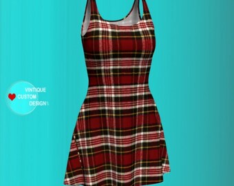 red tartan bodycon dress Plaid Dress: or Flare Fit Color:navy blue Morning! Hope everyone is YGroup_liona-midi Our dresses can be
