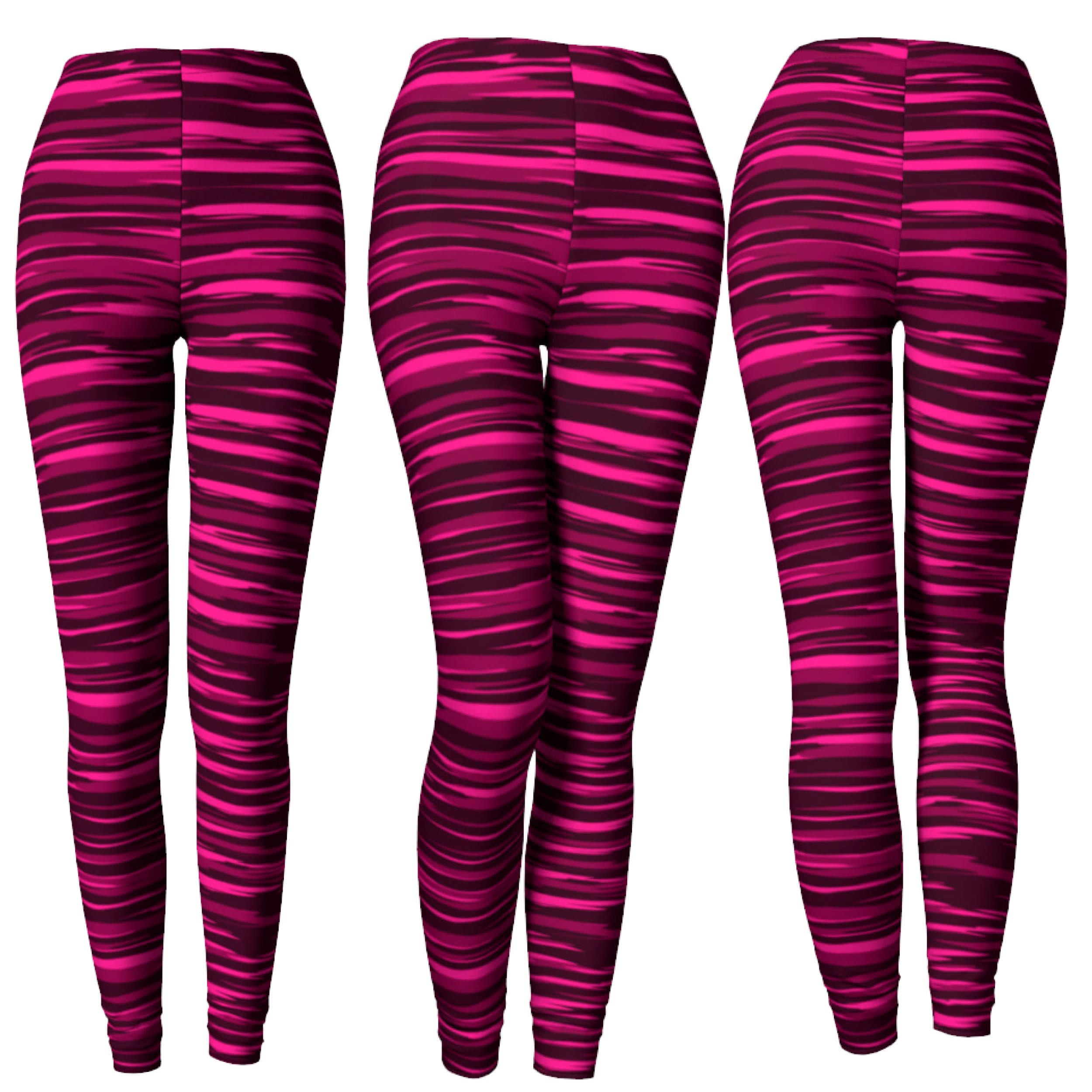 Sexy LEGGINGS Striped Camouflage Pattern Yoga Leggings WOMENS YOGA Leggings  Designer Fashion Leggings Workout Leggings Festival Leggings