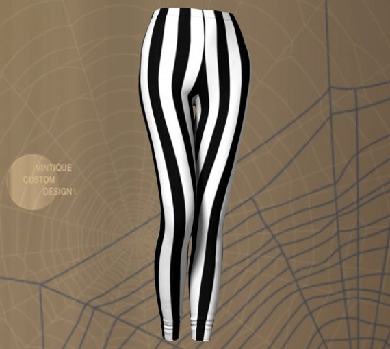 women's striped leggings
